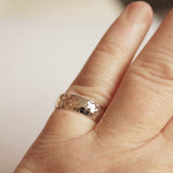 silver cigar band ring