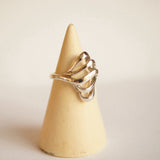 Chunky silver ring