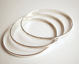 sterling silver bangle set