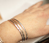 silver bangles