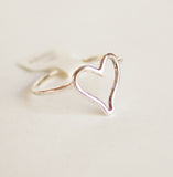 Silver Heart Ring