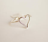 Silver Heart Ring