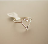 Silver Heart Ring