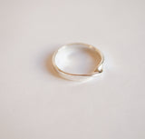 solid silver ring