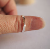 silver twist ring