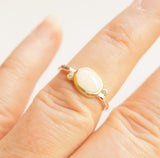 Opal and Diamond Ring