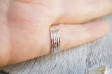 Set of 5 Skinny Stacking Rings