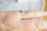 Set of 5 Skinny Stacking Rings