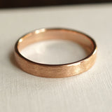 simple 10k rose gold band