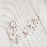 Hand forged silver chain