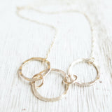 Zoom meeting silver necklace