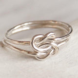Double Knot Ring Silver