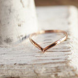 recycle gold contour ring