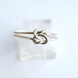 double knot ring, tie the knot