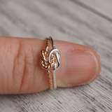 double knot ring 16 gauge