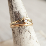 Contour Diamond Ring