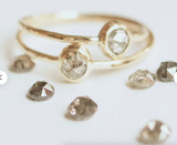 Rose cut salt and petter diamonds