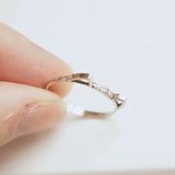 diamond kitty ear ring