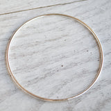 Silver stacking bangle