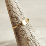 gold signet ring