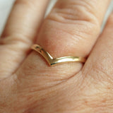 Gold Contour Ring 2mm