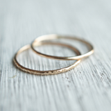 skinny gold rings
