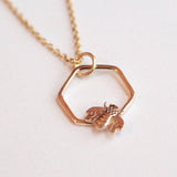 recycled gold pendant