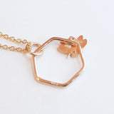 golden bee pendant