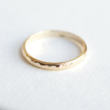 solid 10k gold wedding band