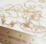 repurposed silver chain
