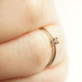 pink sapphire white gold