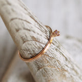 dainty gemstone stacking ring