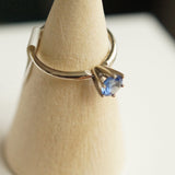 blue sapphire solitatire