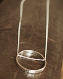 slider necklace sterling silver