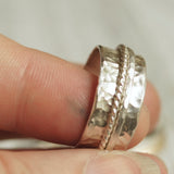 all sterling silver spinner ring