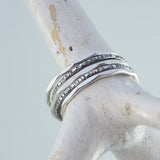 Sterling silver stacking ring