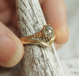 Gold Contour Ring 2mm