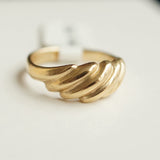 10k Gold  croissant ring