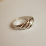 Silver shrimp ring.