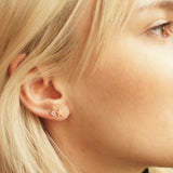 10k gold stud earring